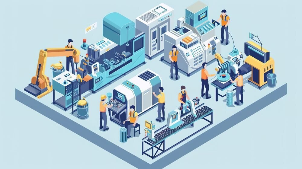 Produktionsumgebung mit oberster Priorität auf Produktivitätssteigerung